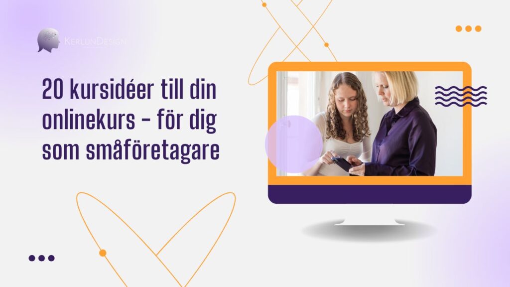 20 kursidéer till din onlinekurs - bild