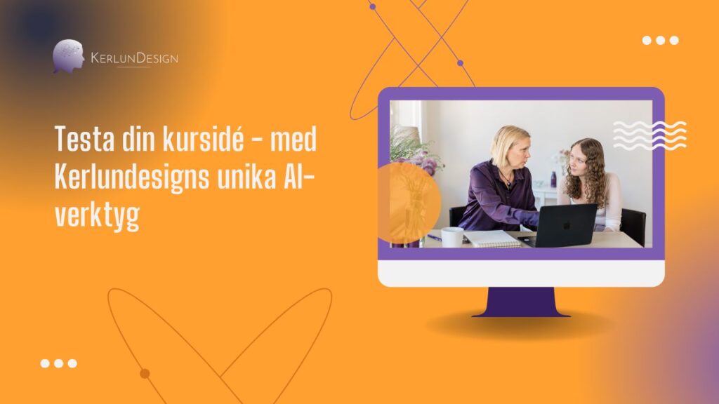 Testa din kursidé omslagsbild