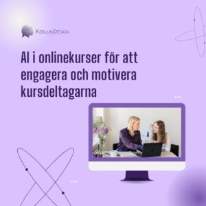 Utvald bild inlägg om AI i onlinekurser för större engagmang